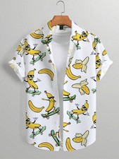Mens Button Down Shirts Funny