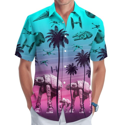 Men pattern short sleeve - men's,