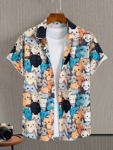 Mens button down - down, funny