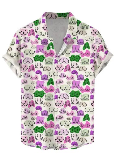 Mens button down - shirts, funny