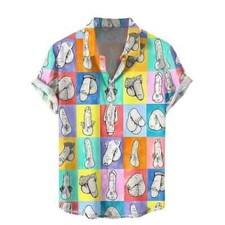 Mens Button Down Shirts Funny