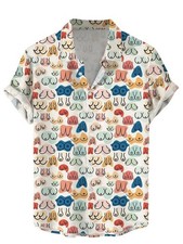 Mens Button Down Shirts Funny