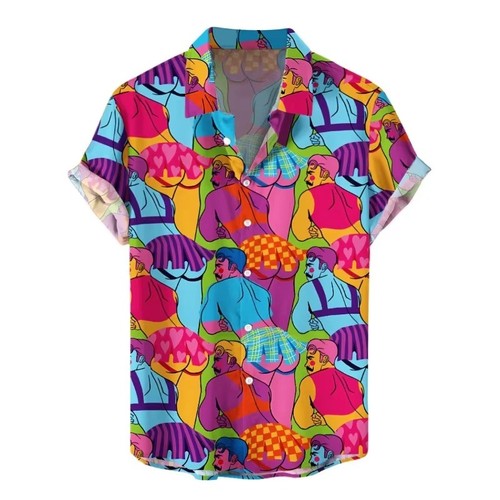 Mens button down - button, funny