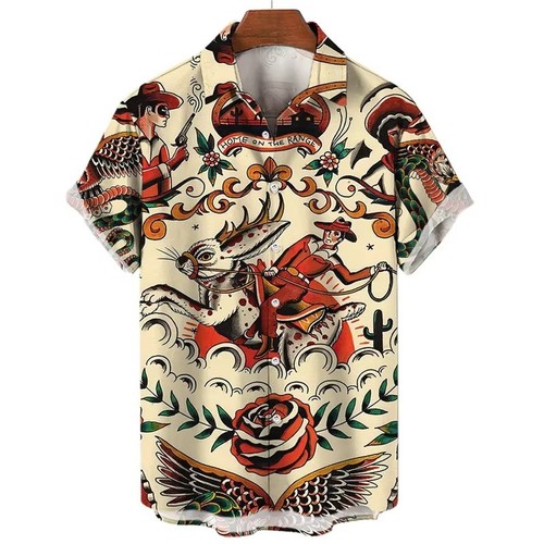 Mens button down - button, funny